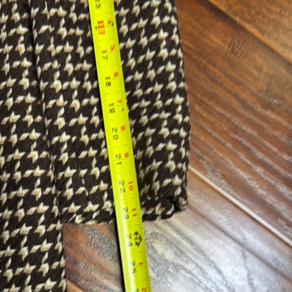 Vintage Horst Mandel Stylish Houndstooth Belted Wool Winter Coat - Picture 6 of 11